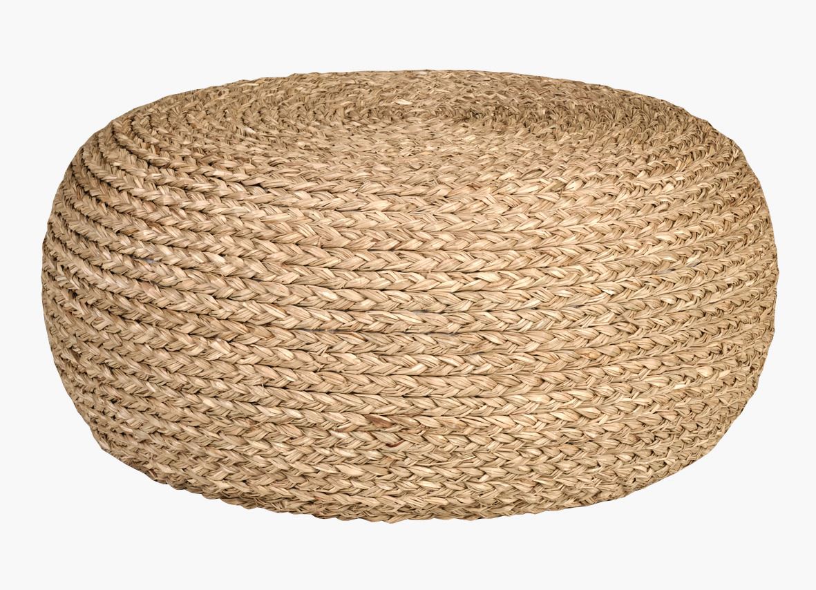 Puff natur - 58x58x26 cm natur - 1