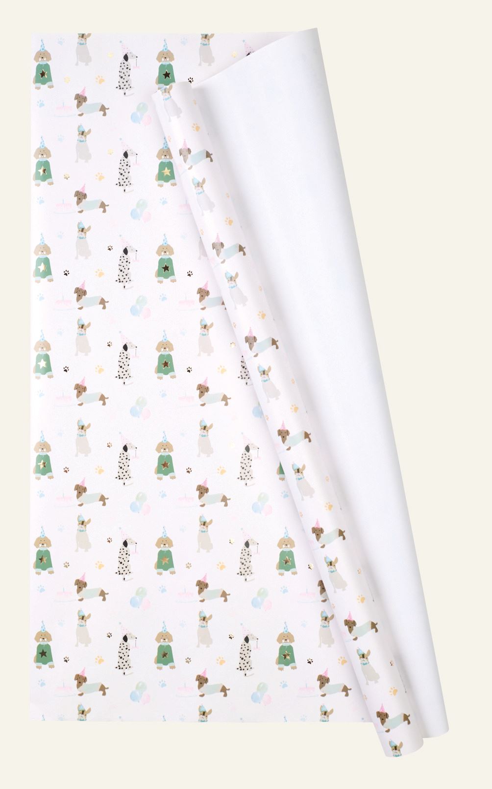 Gavepapir multi hvit - 70cm x 3m multi hvit - 1