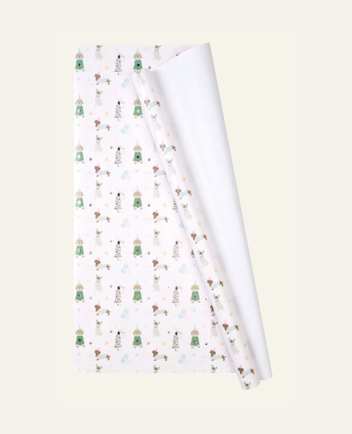 Gavepapir multi hvit - 70cm x 3m multi hvit - 1