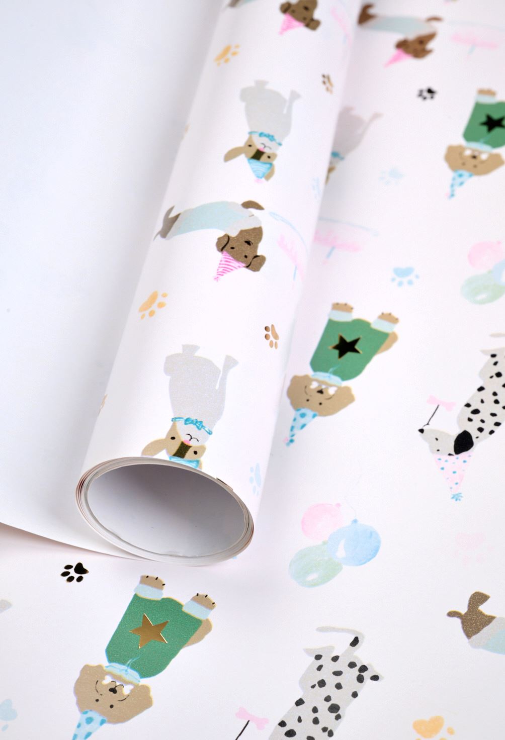 Gavepapir multi hvit - 2