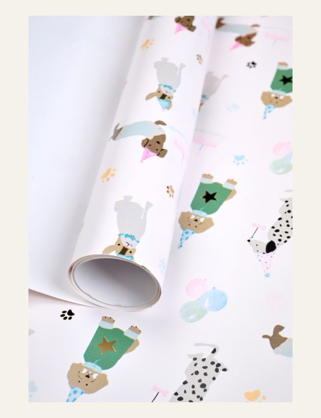 Gavepapir multi hvit - 2