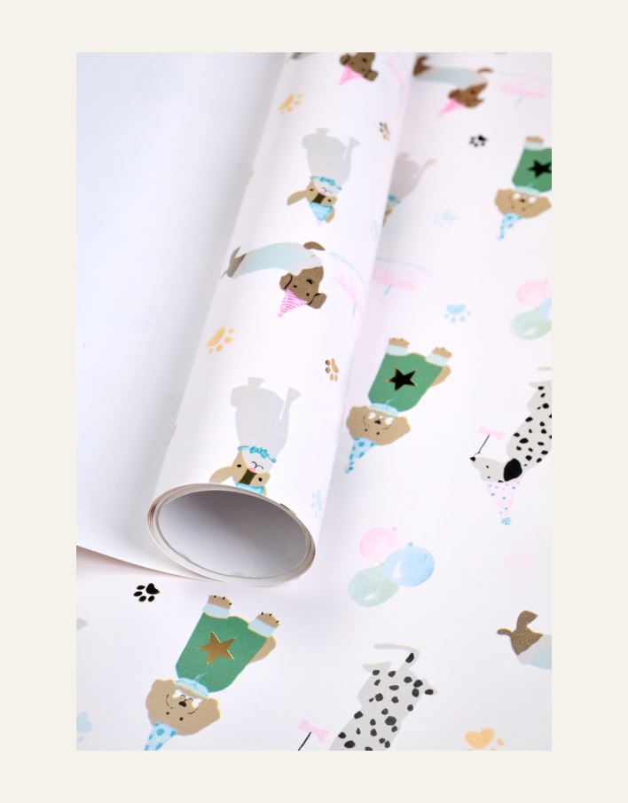 Gavepapir multi hvit - 2