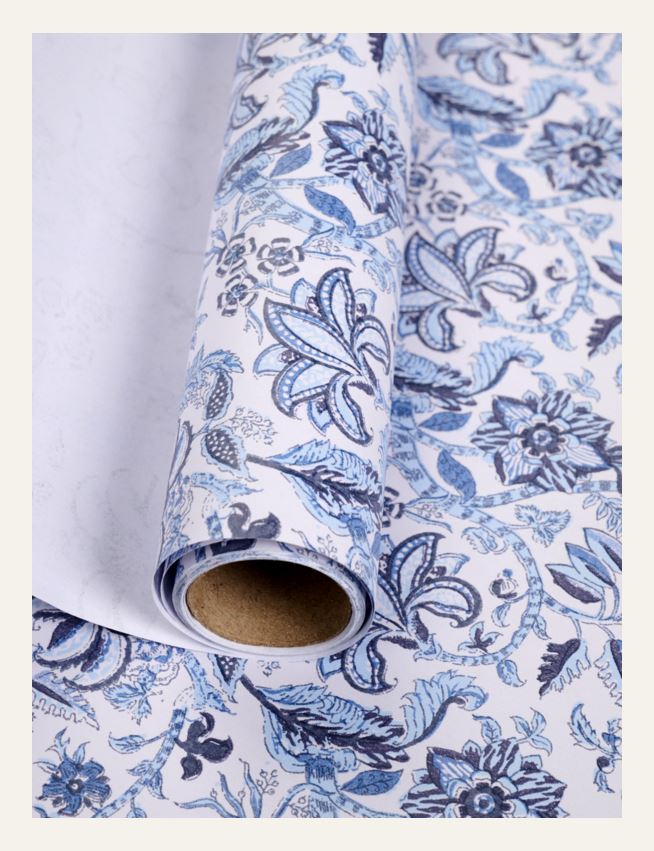 Gavepapir multi blå - 2