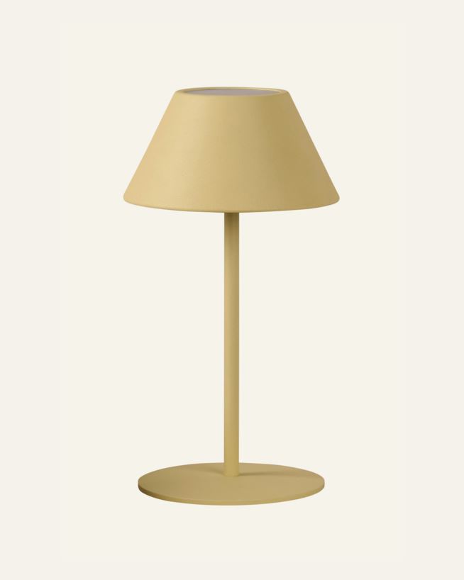 Led lampe lys gul - 10x10x21 cm lys gul - 1