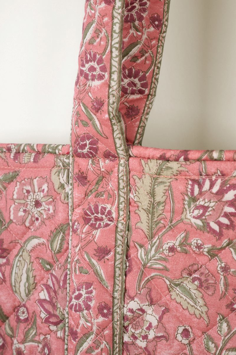 Liten tote bag multi rosa - 2