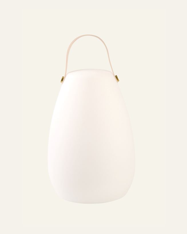 Led bordlampe lys beige - 14x14x20 cm lys beige - 1