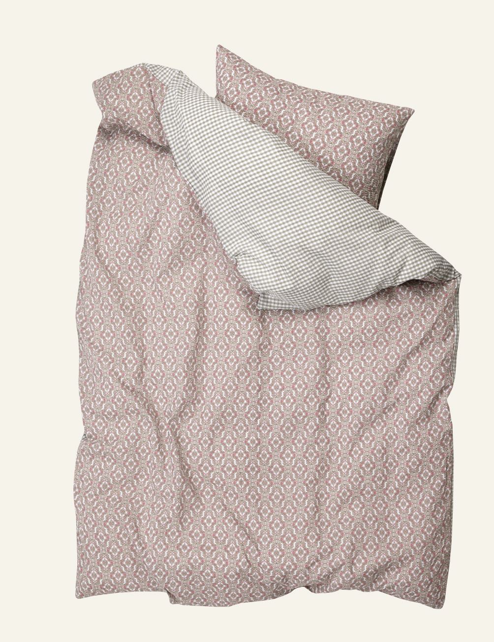 Krepp sengesett multi rosa - 3