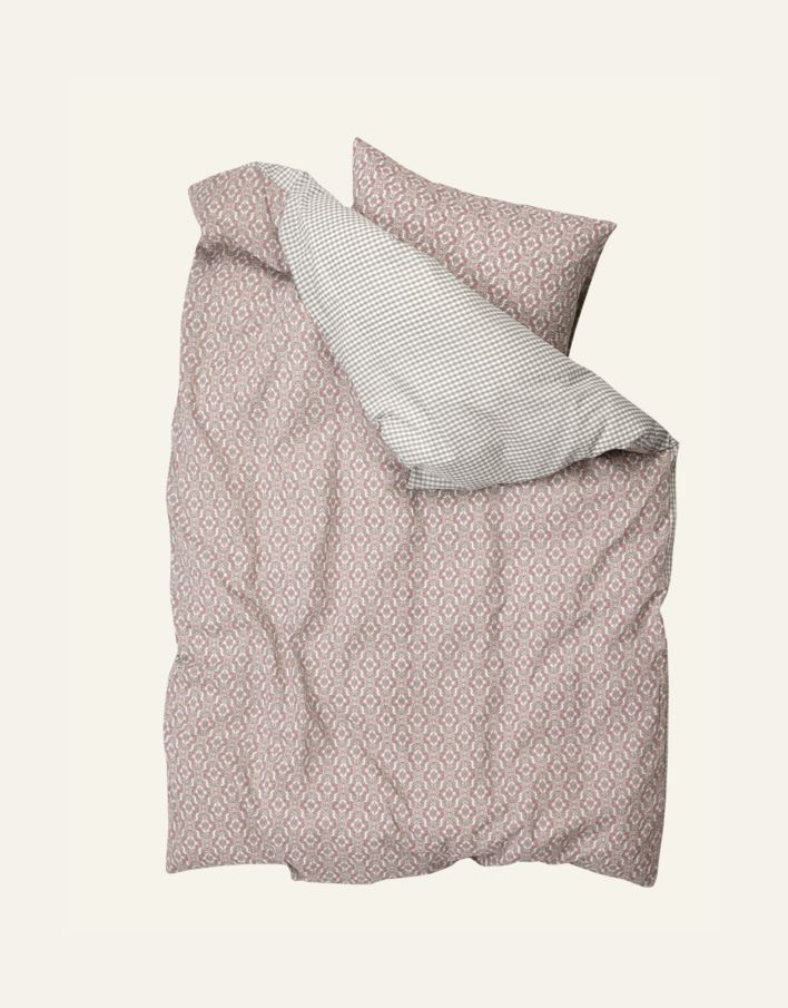 Krepp sengesett multi rosa - 3