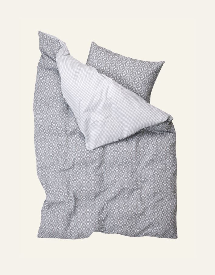 Krepp sengesett multi blå - 3