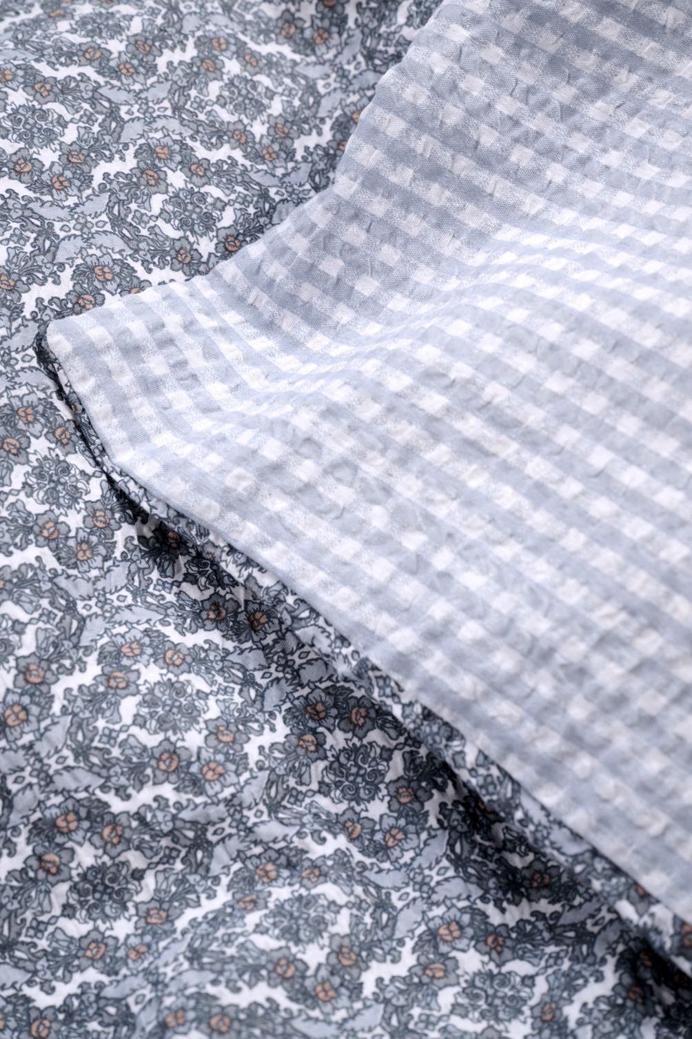 Krepp sengesett multi blå - 2