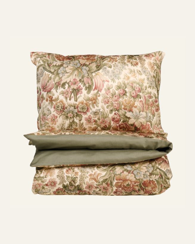 Sateng sengesett multi rosa - 200x220 cm multi rosa - 1
