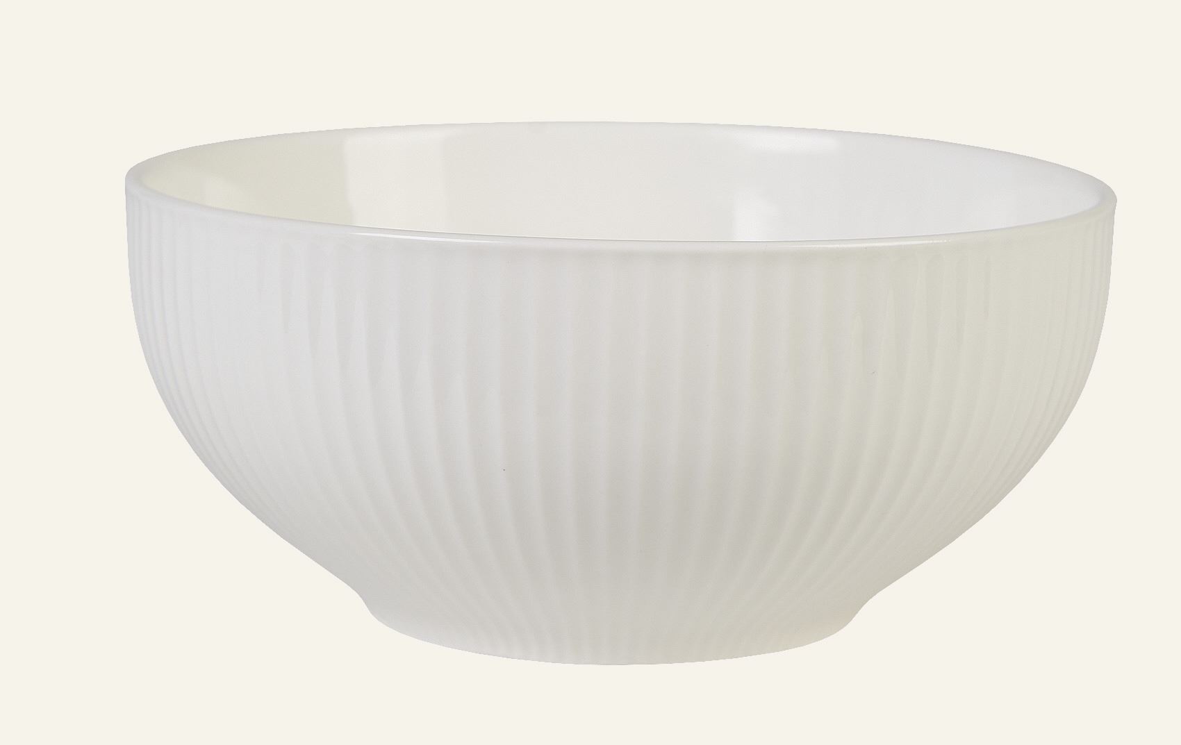 Skål hvit - ø15cm  h7cm hvit - 1