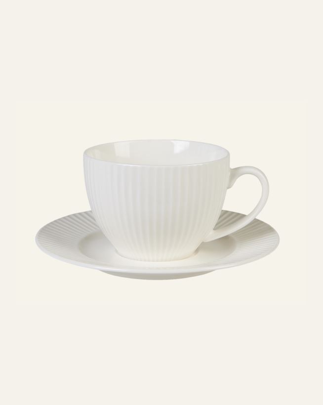 Kopp m/ skål hvit - 250 ml hvit - 1
