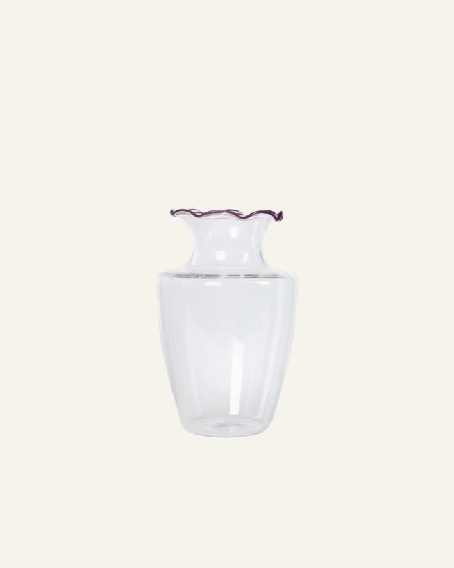 Vase transparent - 8,4x8,4x13 cm transparent - 1