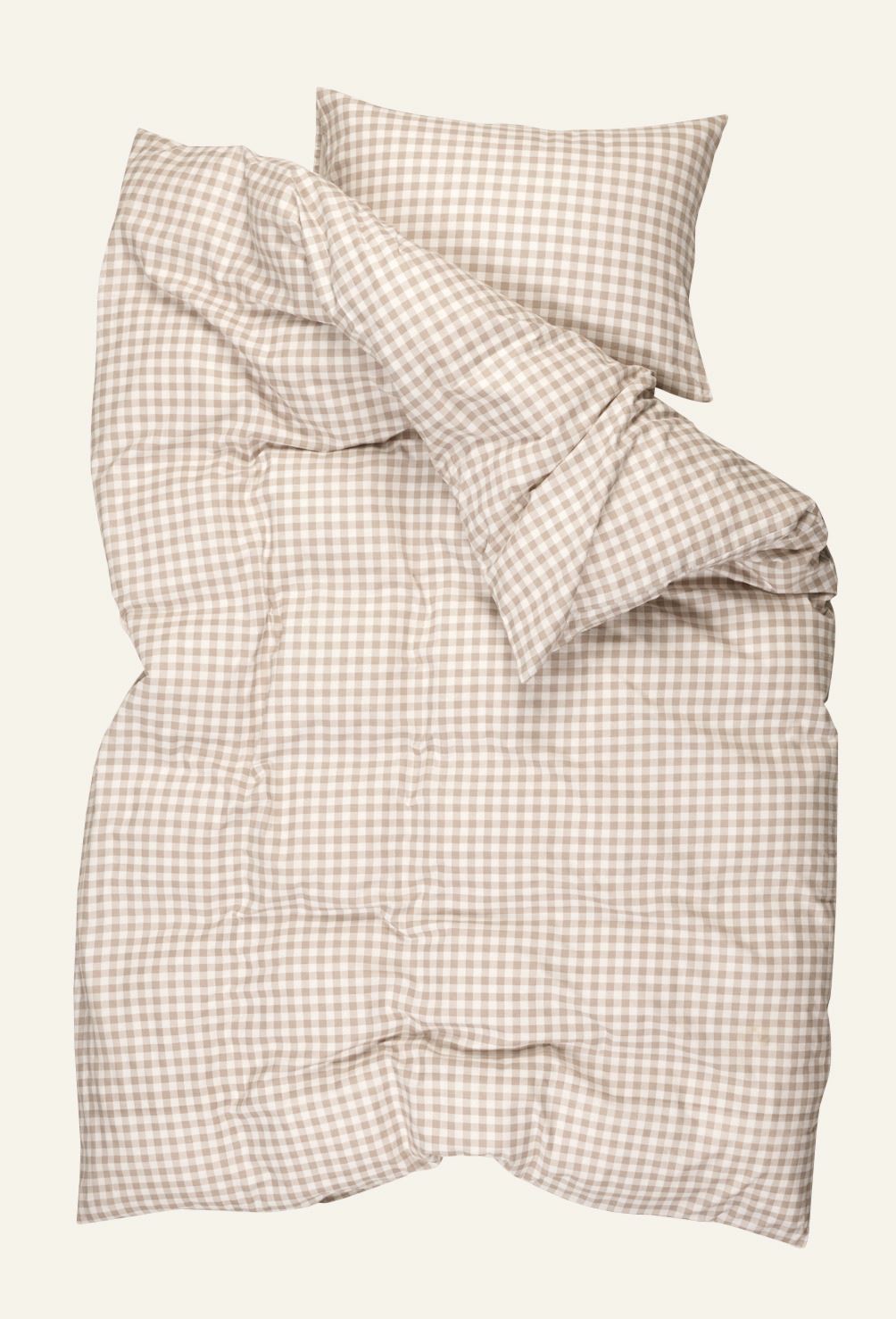 Flanell sengesett              sand - 3