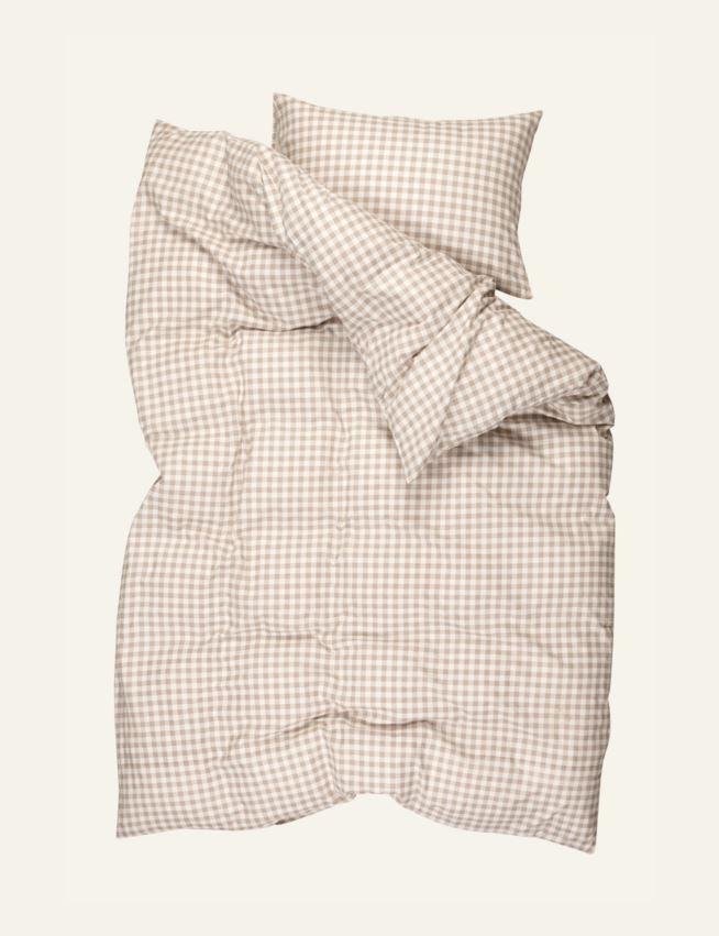 Flanell sengesett sand - 3