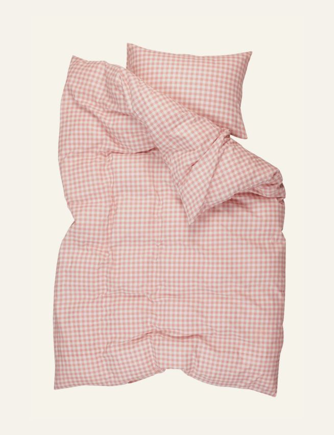 Flanell sengesett rosa - 2