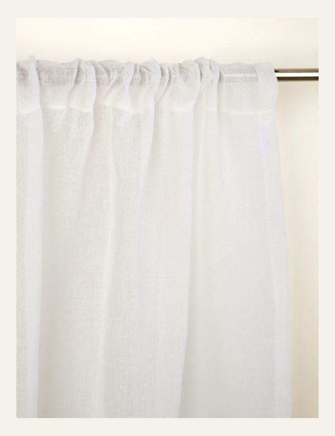 Gardinkappe lang offwhite - 2