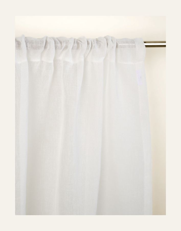 Gardinkappe lang offwhite - 2