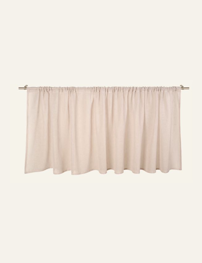 Gardinkappe lang lys beige - 3