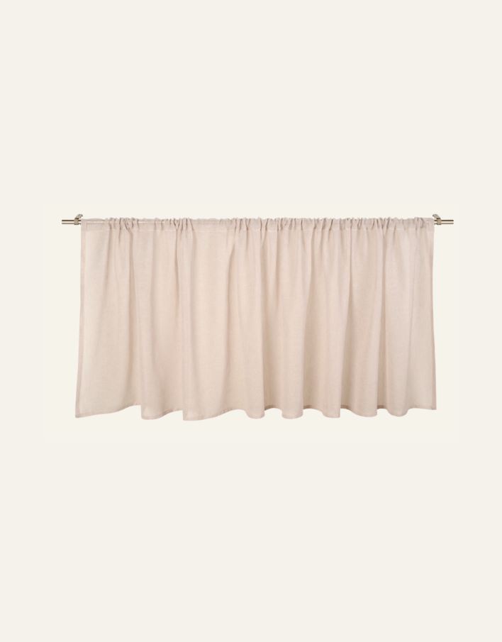 Gardinkappe lang lys beige - 3