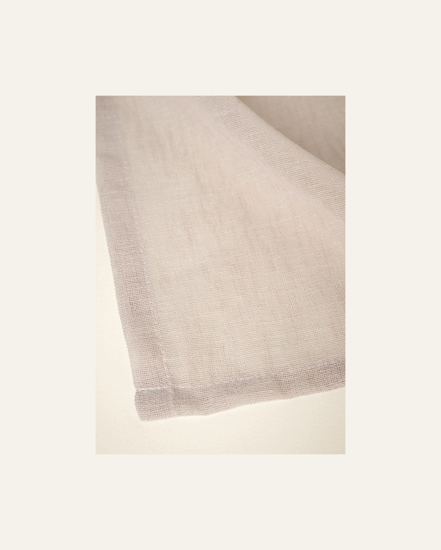 Gardinkappe lang lys beige - 8