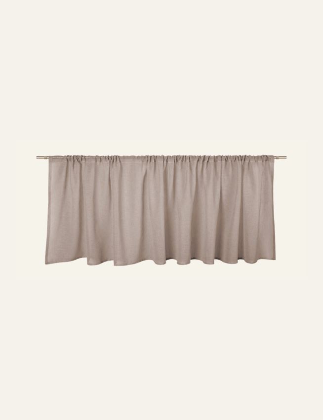 Gardinkappe lang lys beige - 2