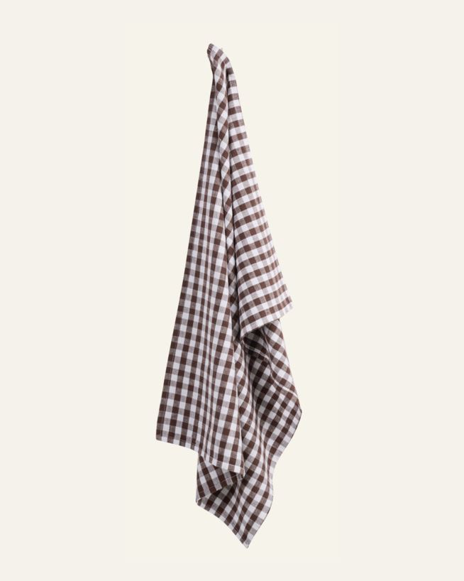 Kjøkkenhåndkle brun - 70x50 cm brun - 1