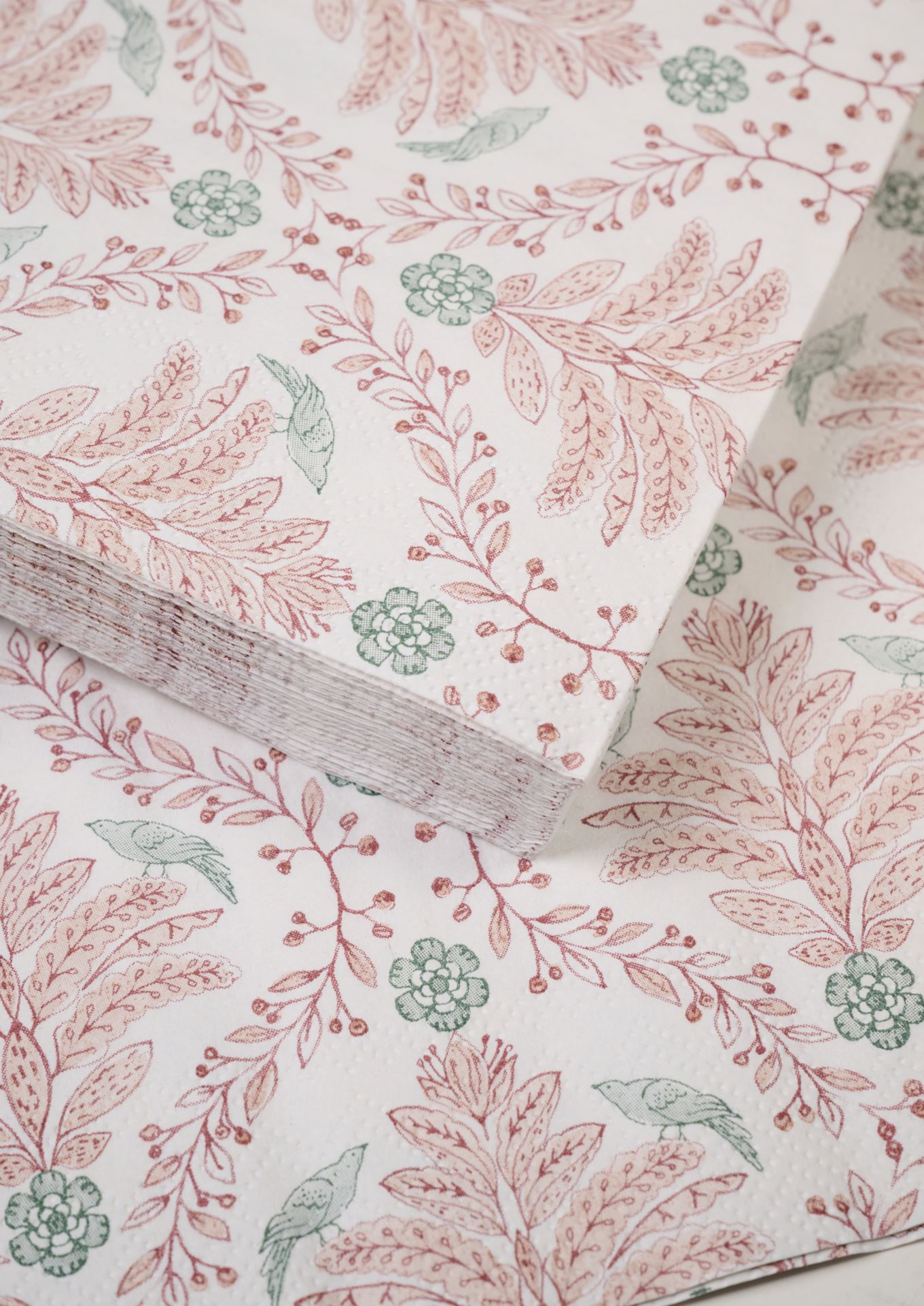 Papirservietter multi rosa - 2