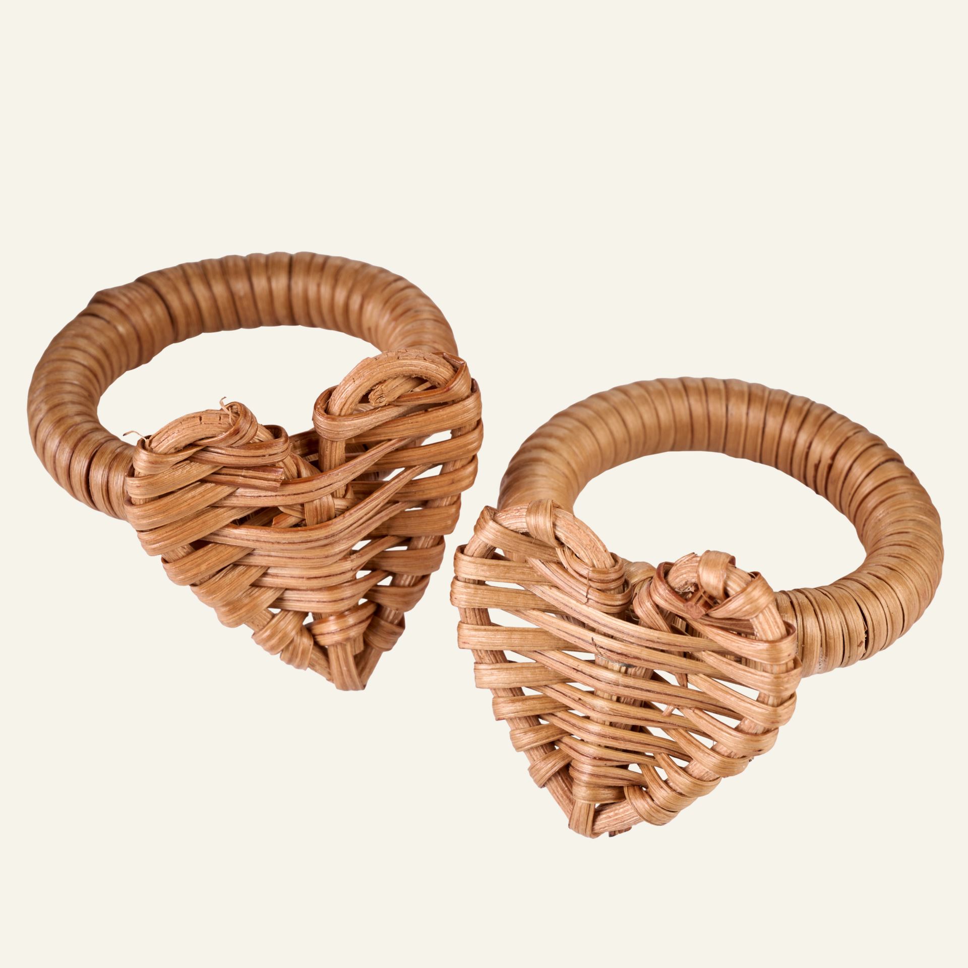2 pk serviettring natur - 5x5x5,5cm natur - 1