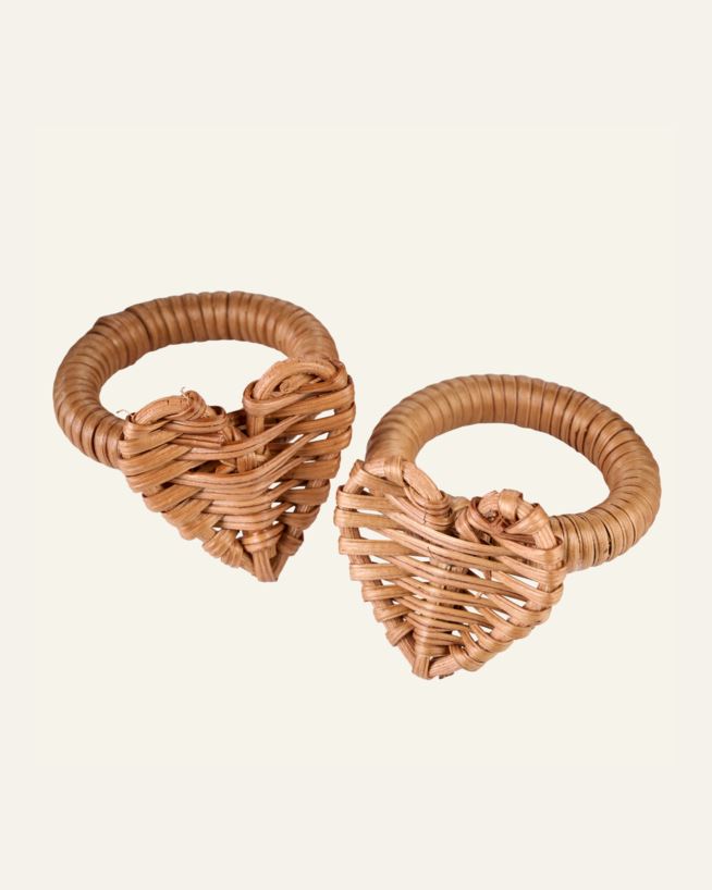 2 pk serviettring natur - 5x5x5,5cm natur - 1