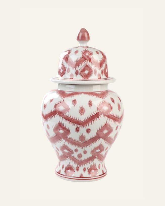 Krukke multi rød - 20x20x35,5 multi rød - 1