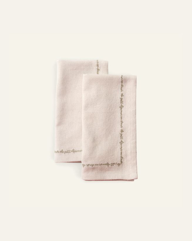 2pk tøyserviett natur - 45x45 cm natur - 1