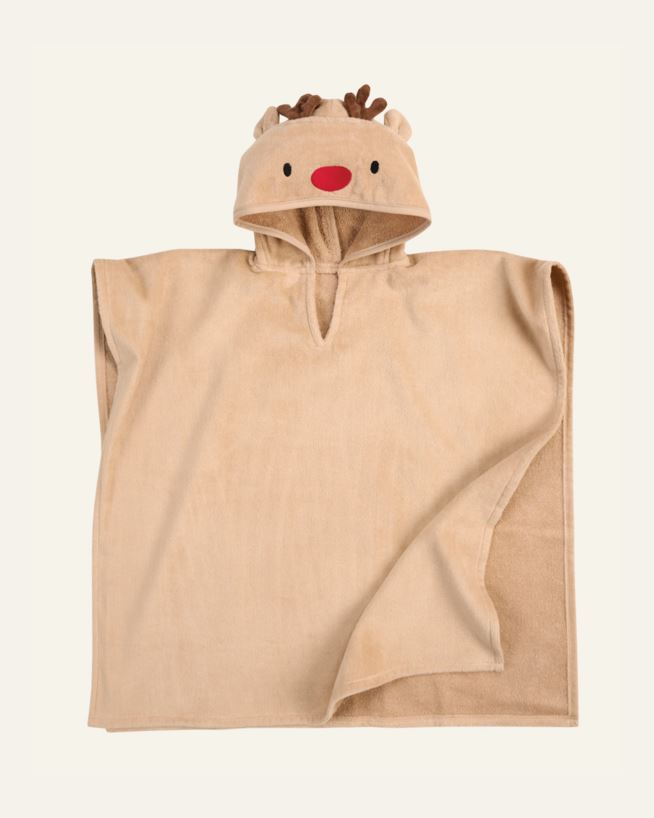 Poncho brun - 60x120cm brun - 1