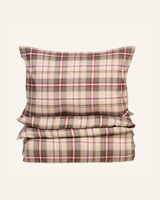 Garnfarget bomull sengesett multi - 140x200 cm/50x70 cm multi - 1
