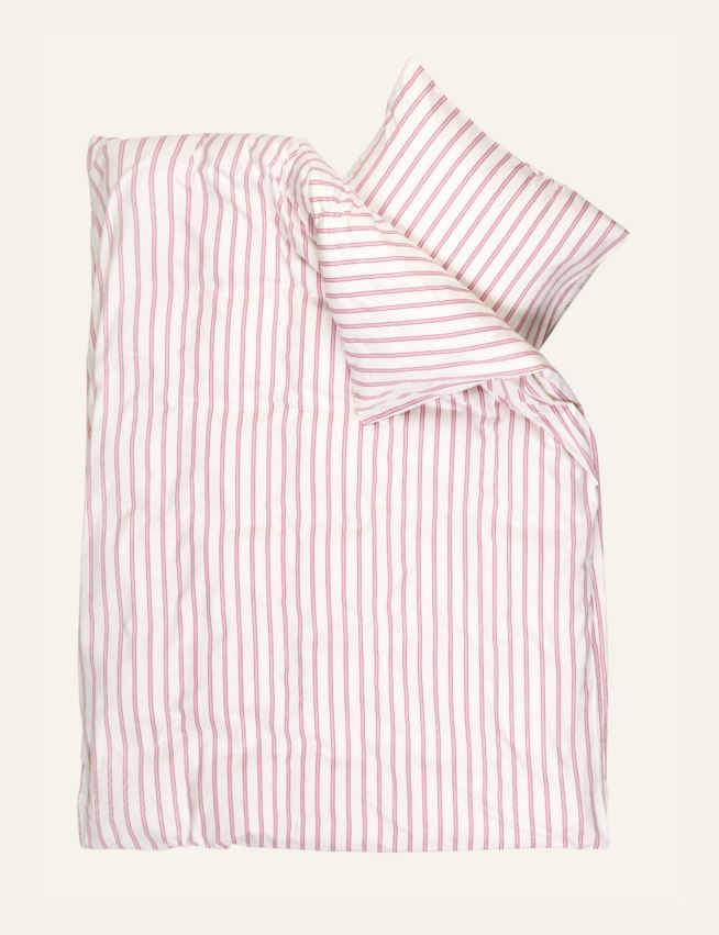 Flanell sengesett rød - 3