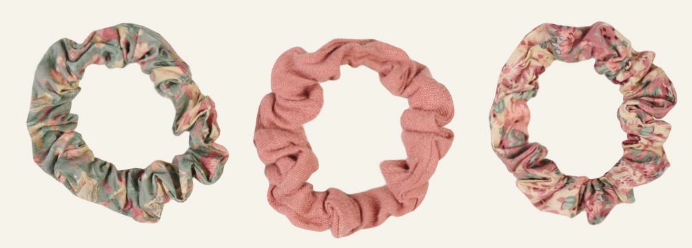 Hårstrikk multi rosa - 6,5x6,5x0,5 cm multi rosa - 1