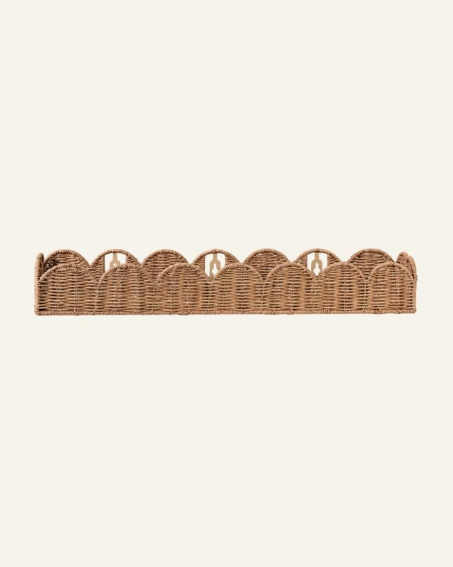 Hylle lys brun - 60x12x8 cm lys brun - 1