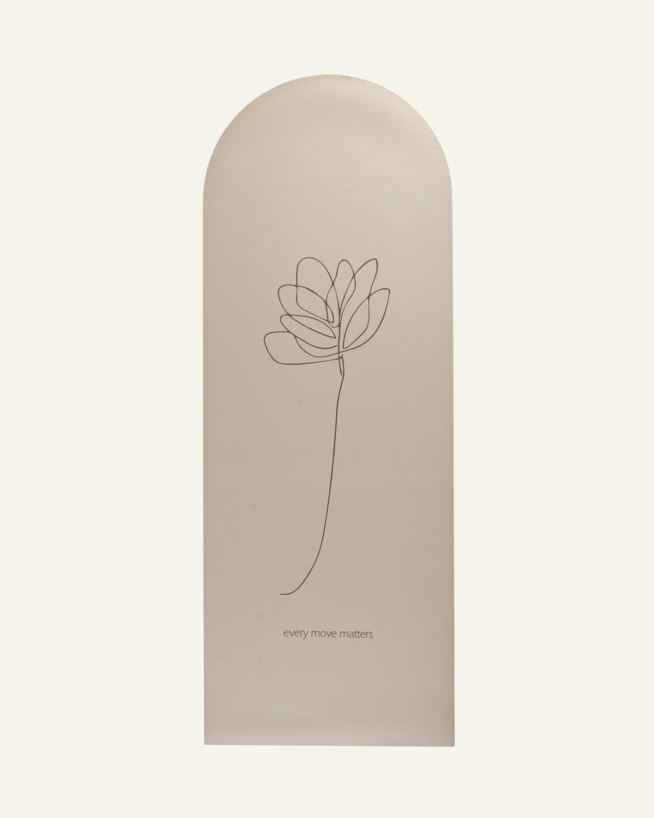 Yoga matte beige - 68x182 cm beige - 1