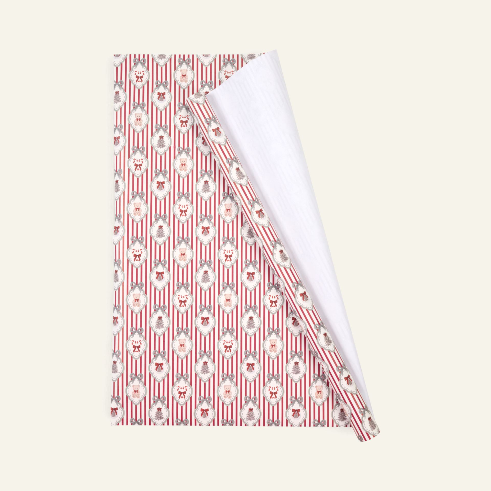 Gavepapir multi hvit - 70cm x 3m multi hvit - 1