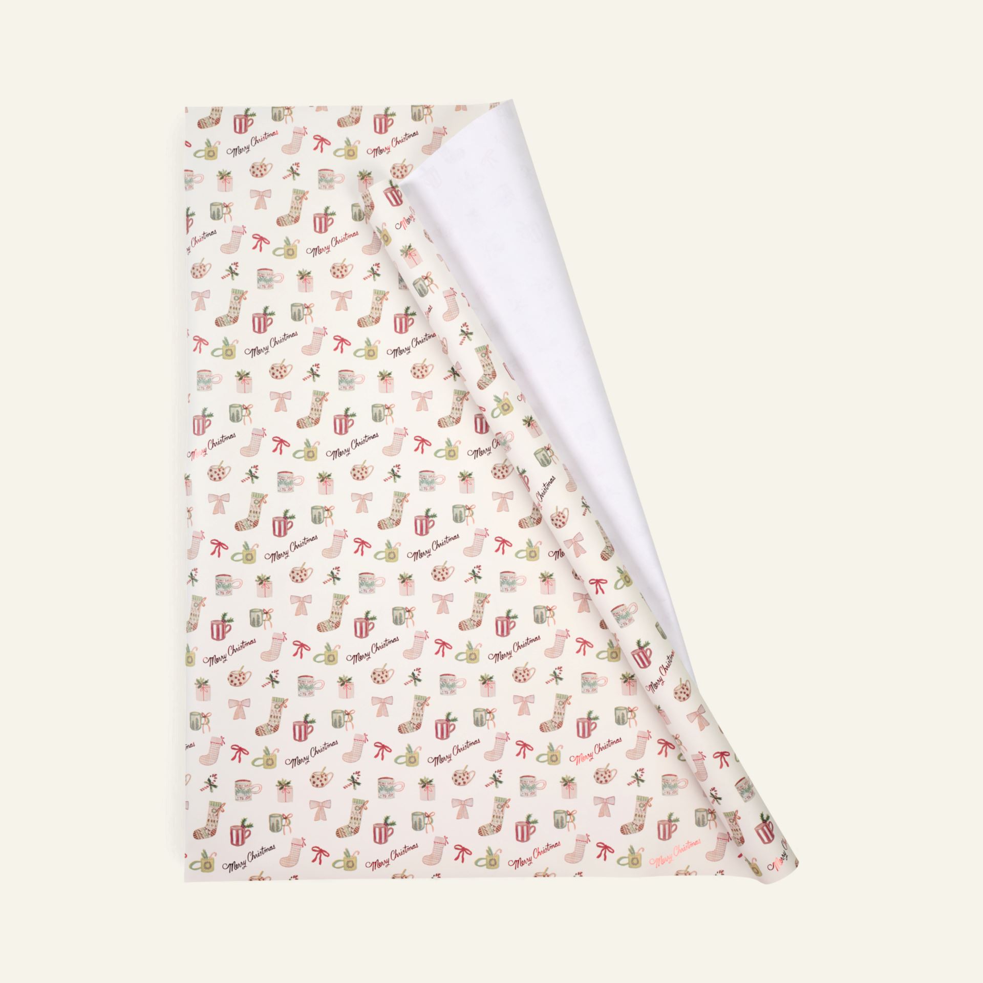 Gavepapir multi hvit - 70cm x 3m multi hvit - 1