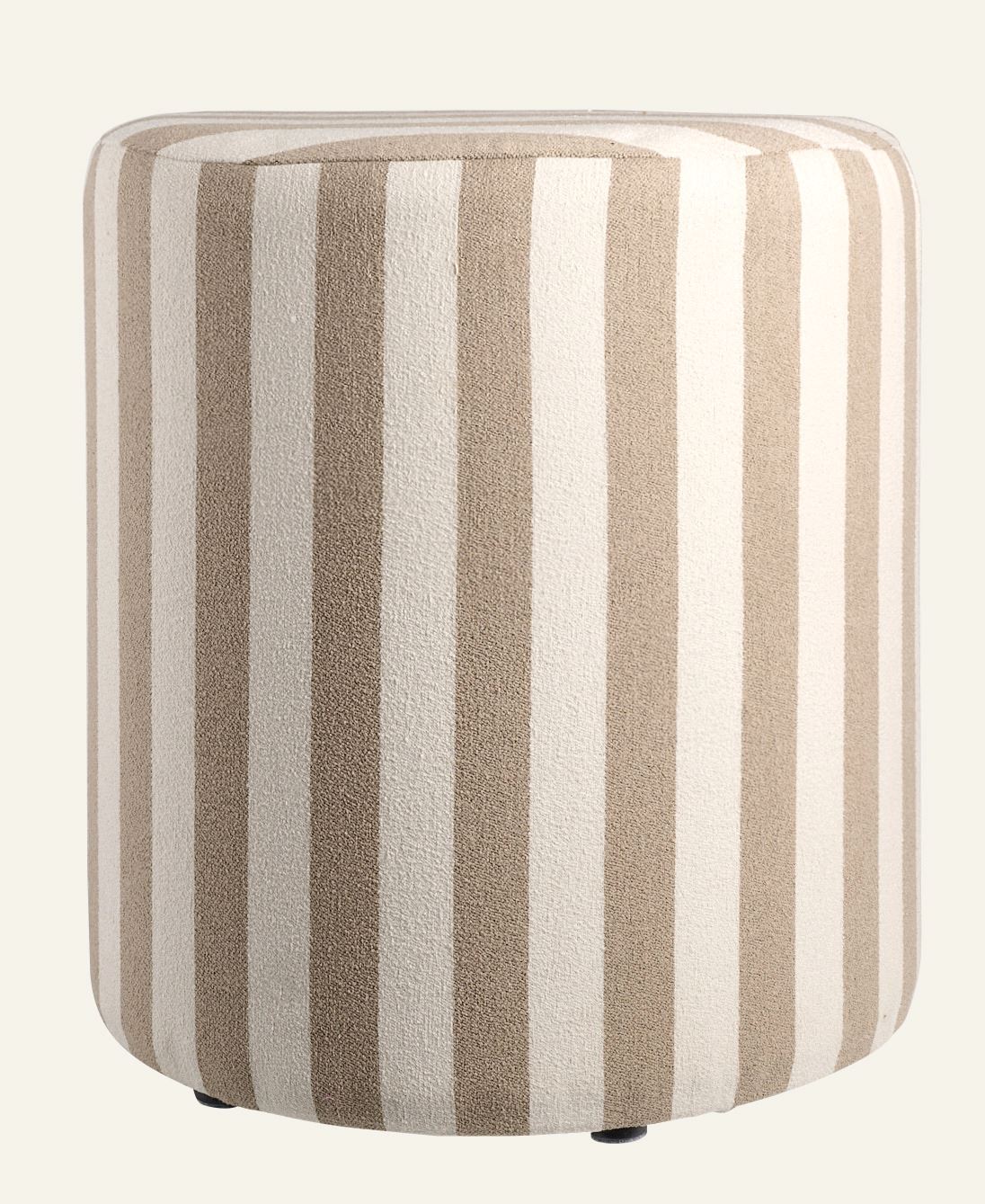 Puff multi beige - ø40x45 cm multi beige - 1