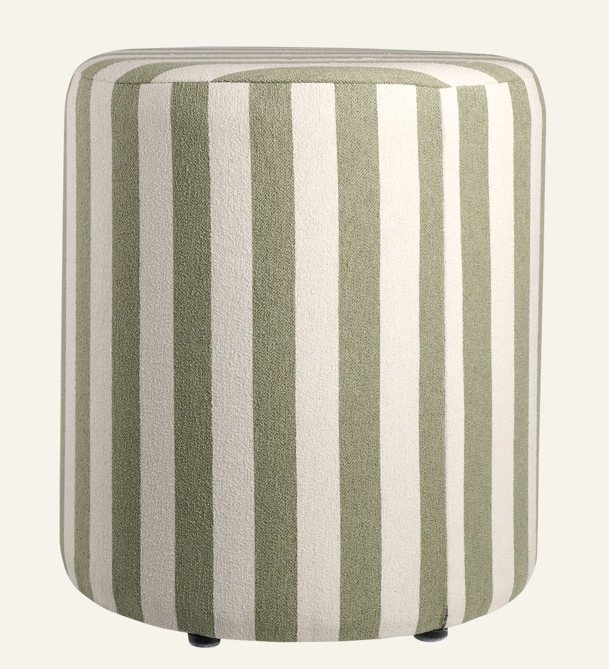 Puff multi grønn - ø40x45 cm multi grønn - 1