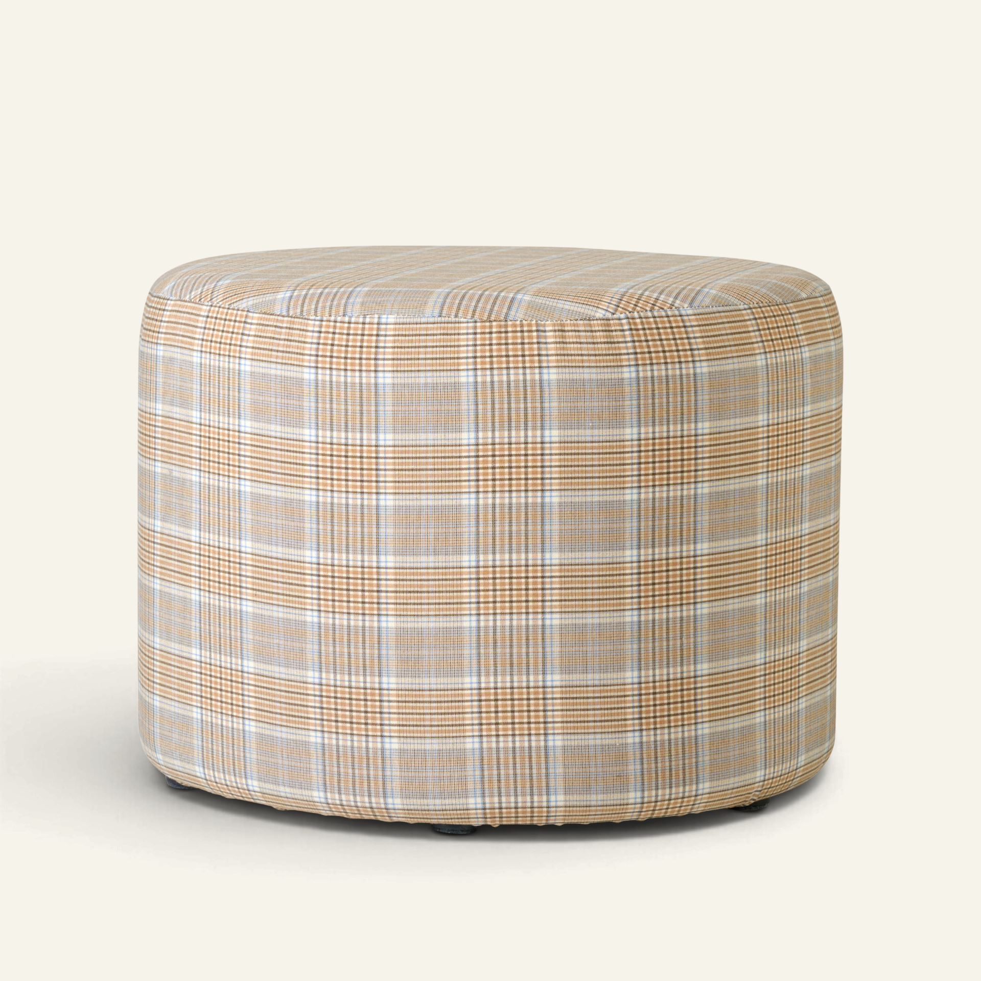 Puff multi brun - ø40x29 cm multi brun - 1