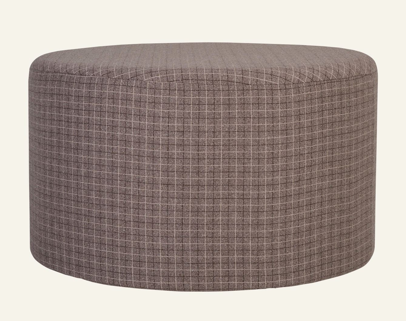 Puff brun - ø58x34 cm brun - 1