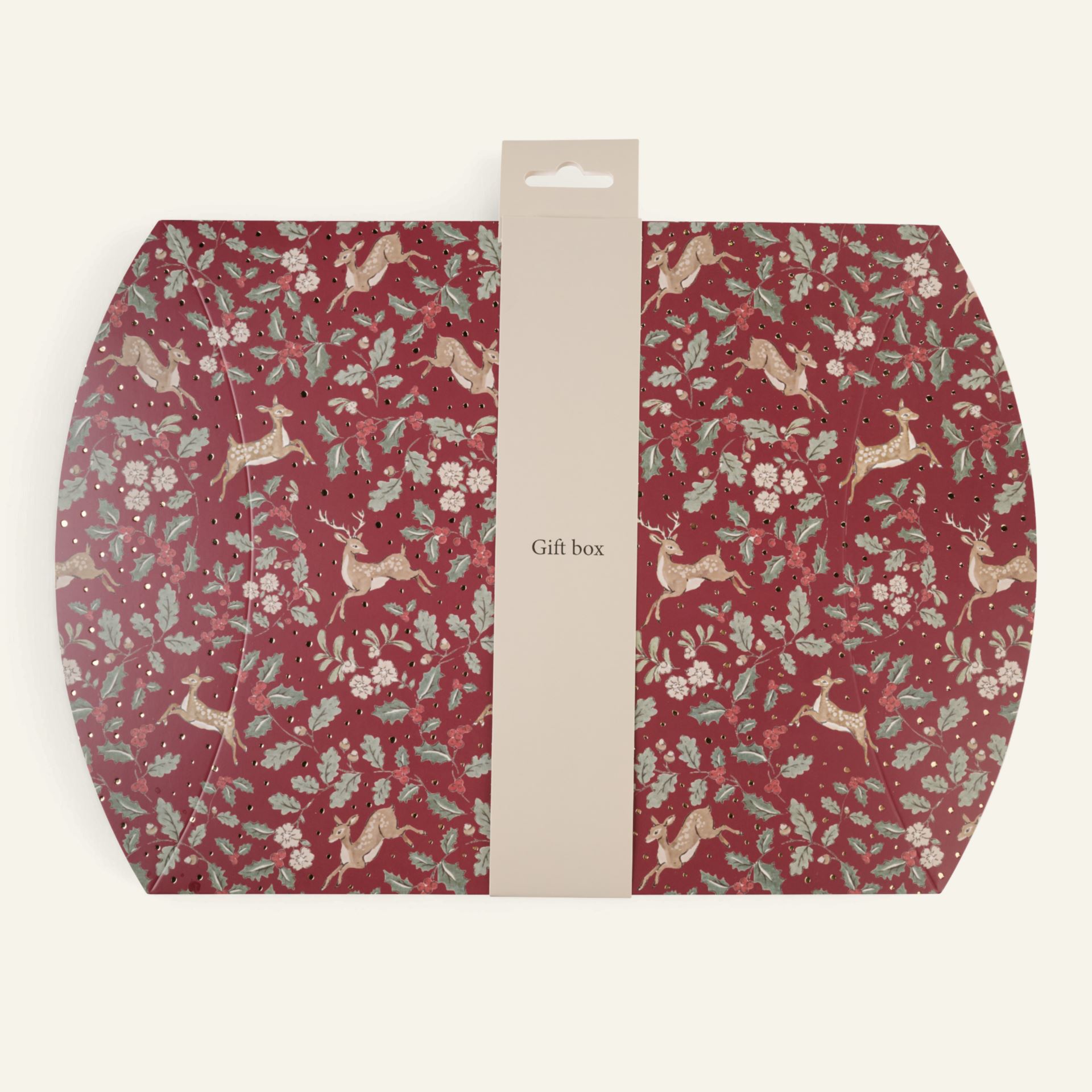 Gaveeske multi rød - 35x24 cm multi rød - 1