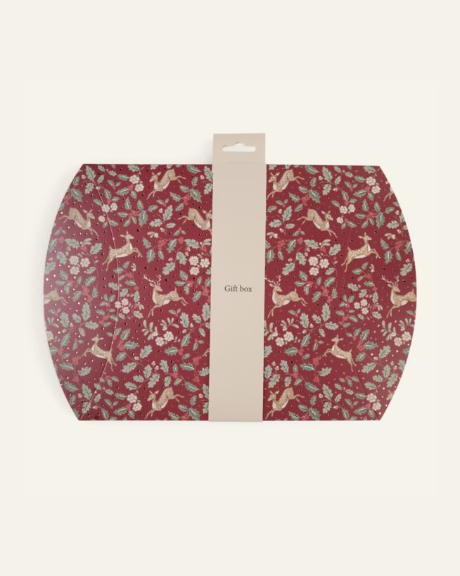 Gaveeske multi rød - 35x24 cm multi rød - 1