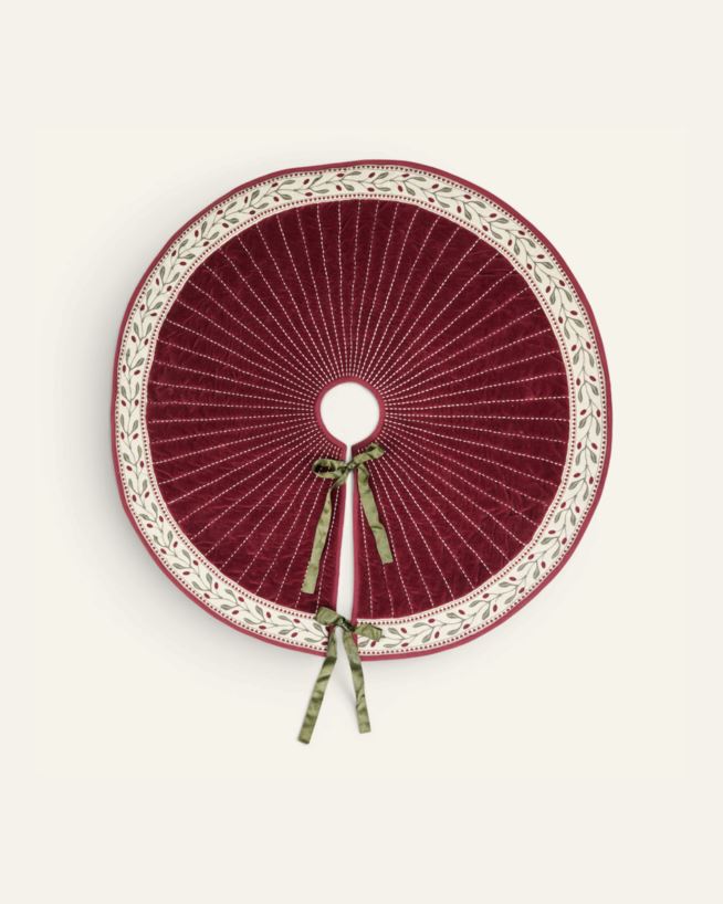 Juletreteppe multi rød - ø100 cm multi rød - 1
