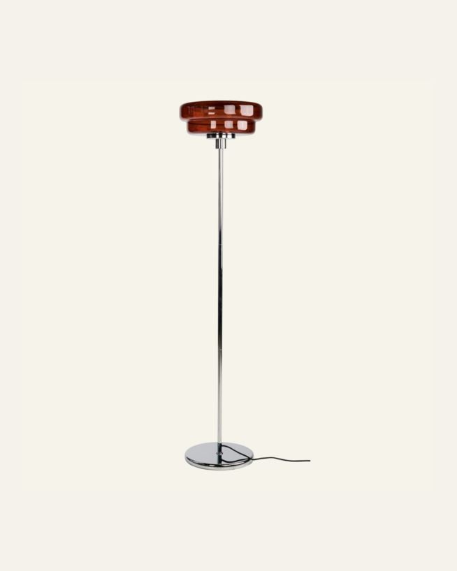 Gulvlampe mørk rød - ø35x150 cm mørk rød - 1