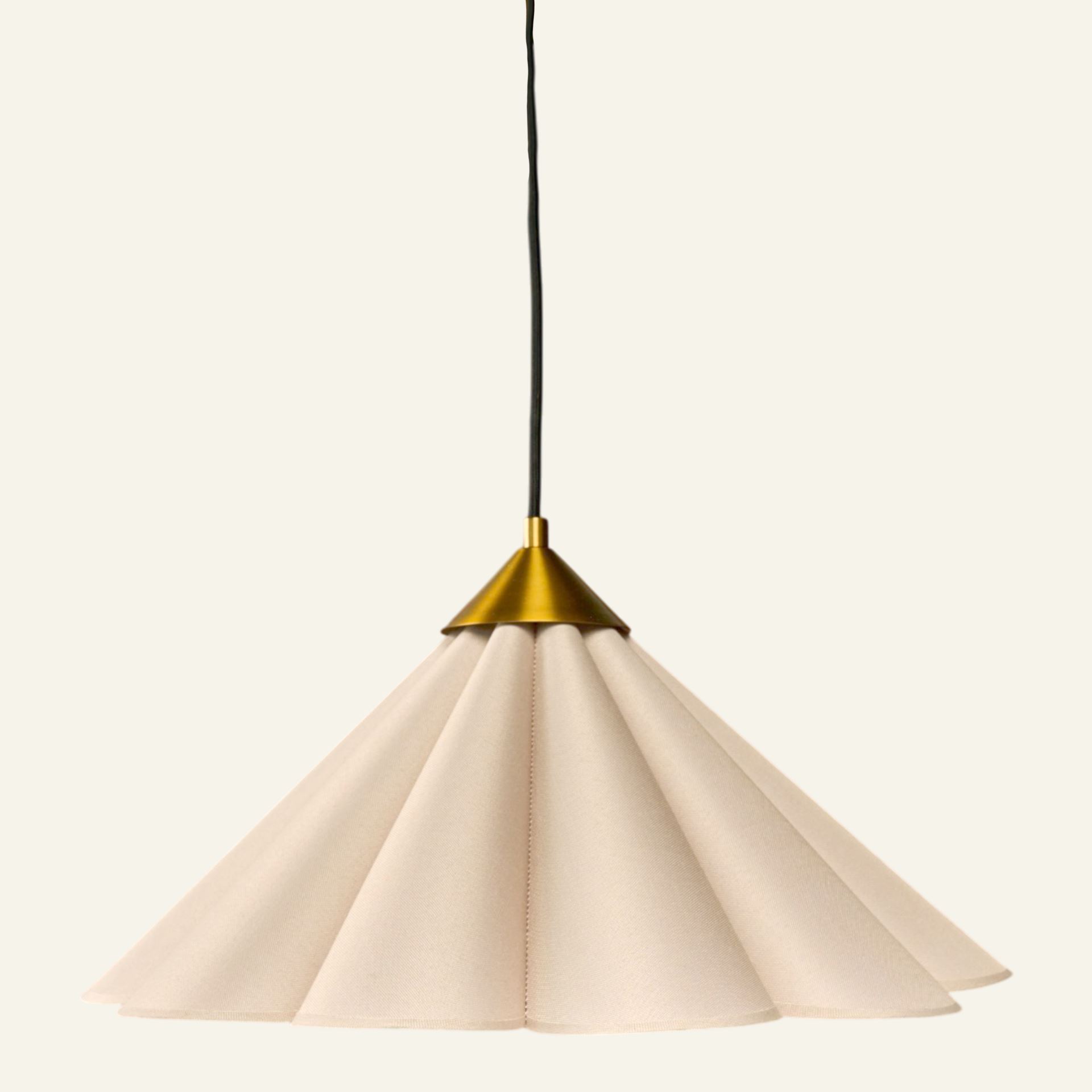 Taklampe natur - ø50x20 cm natur - 1